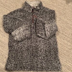 TRUE GRIT for OAK HALL NWT Men’s Gray Sherpa 1/4 Zip Size S